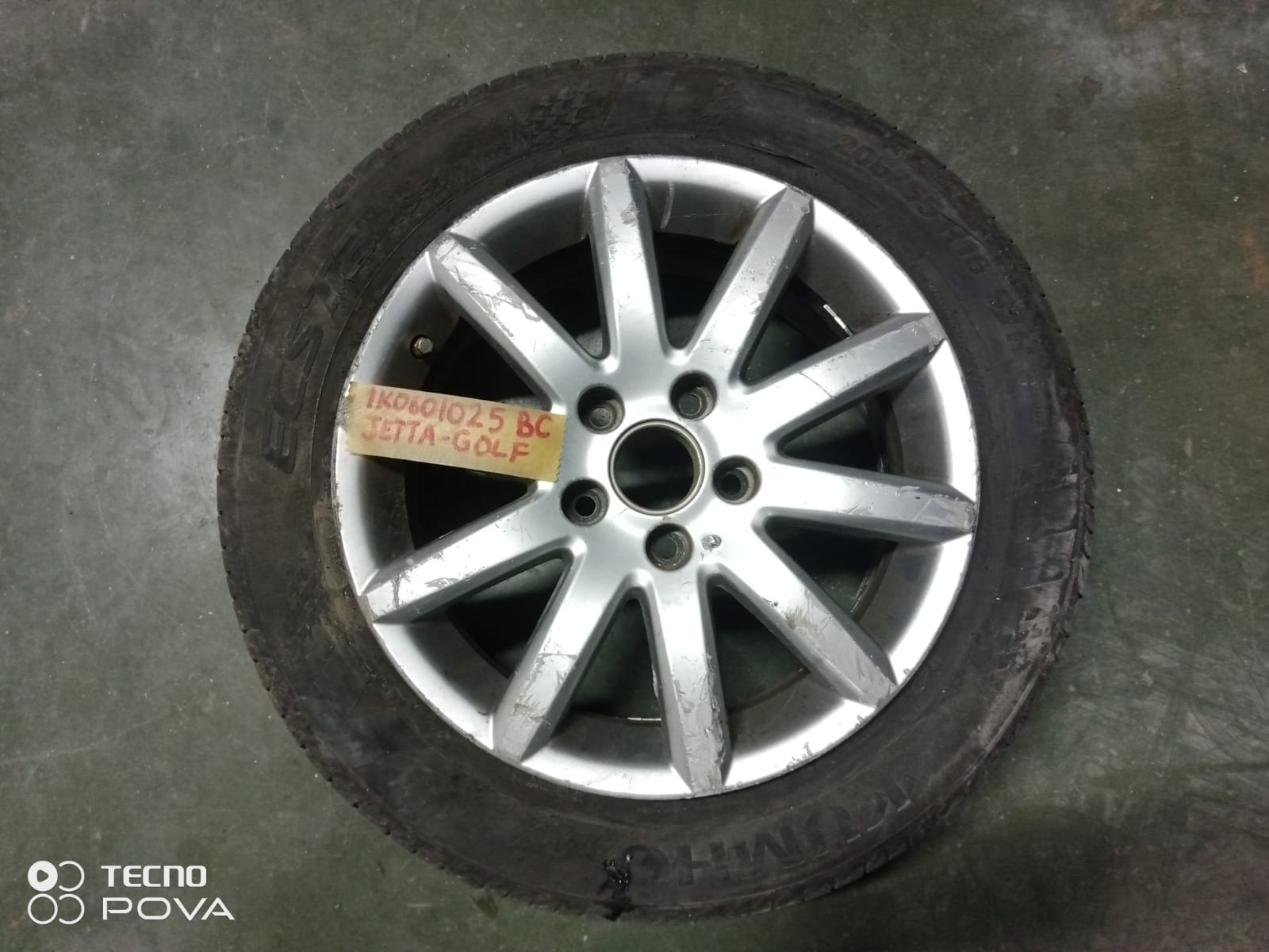 VOLKSWAGEN GOLF JETTA TOURAN JANT OEM 1k0601025bc