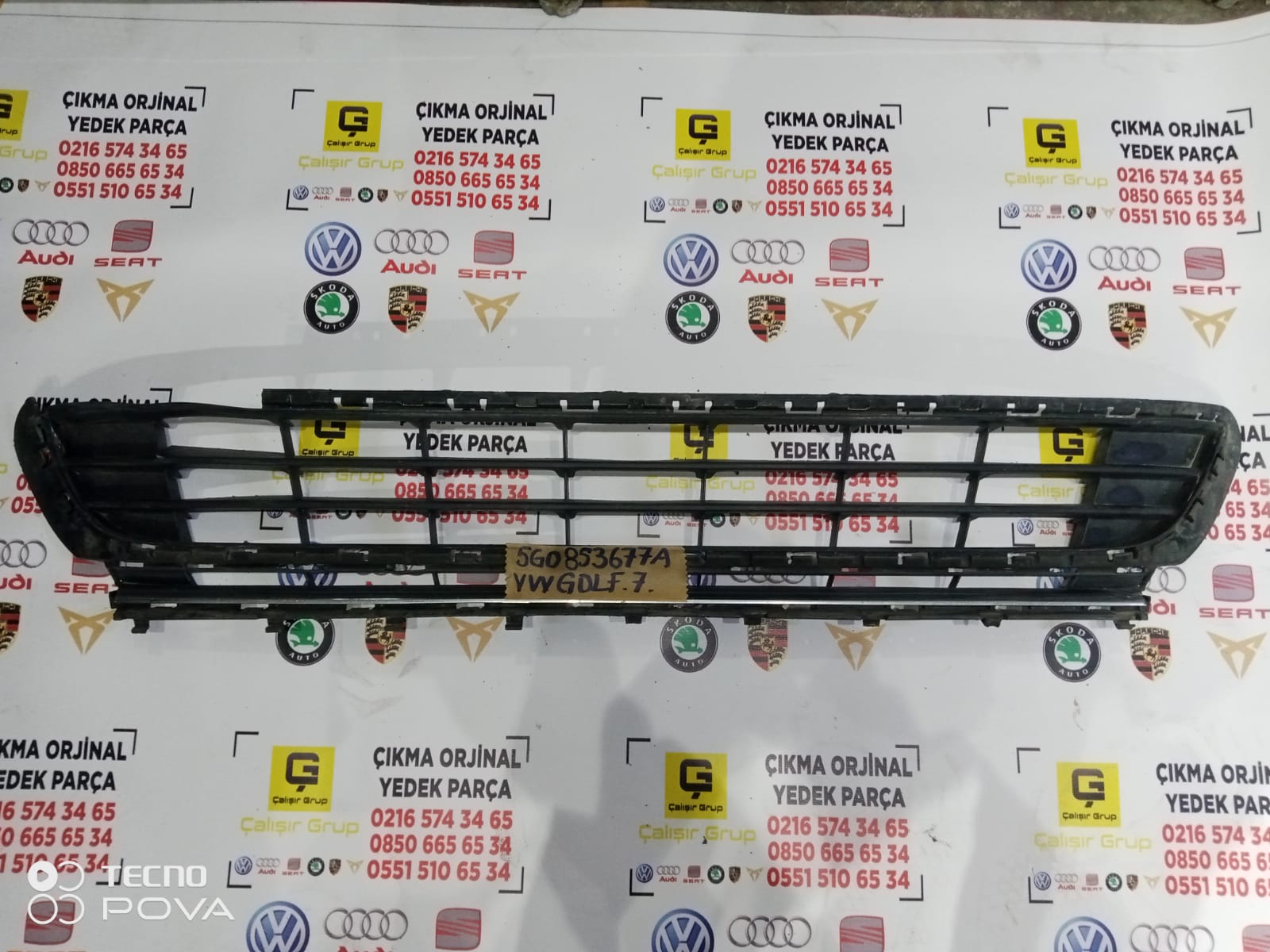 VOLKSWAGEN GOLF 7 2013-2016 ÖN PANJUR OEM 5g0853677a