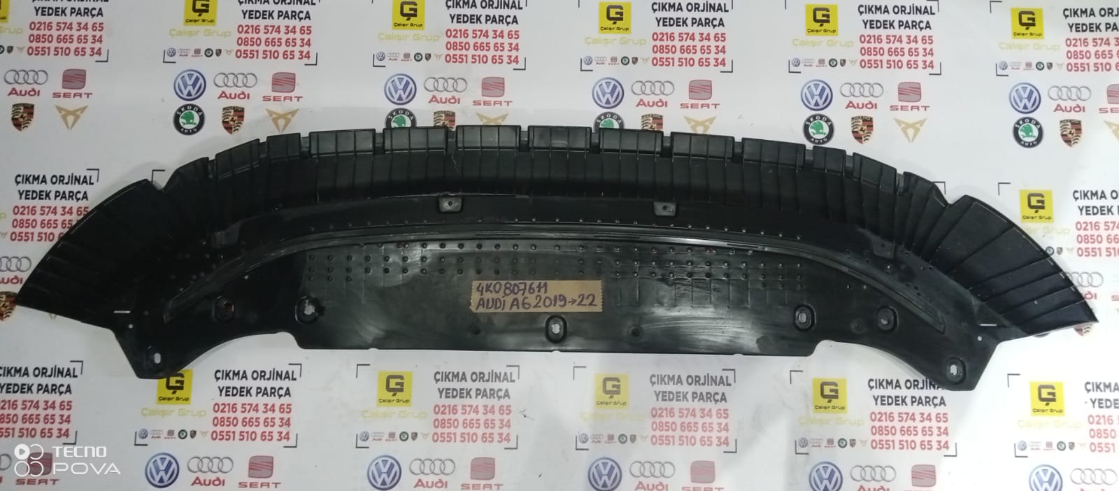 AUDİ A6 2019-2023 ÖN TAMPON ALT MUHAFAZA OEM 4k0807611