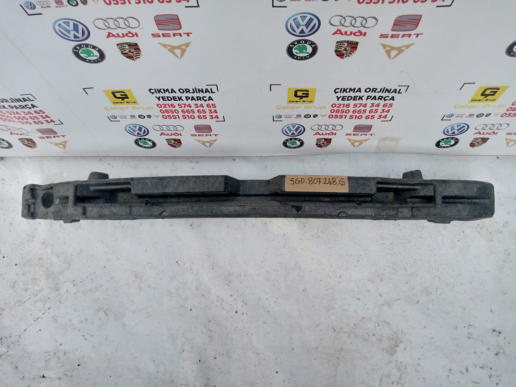 SKODA OCTAVİA 2020-2023 ÖN TAMPON DEMİRİ KÖPÜĞÜ OEM 5E807248