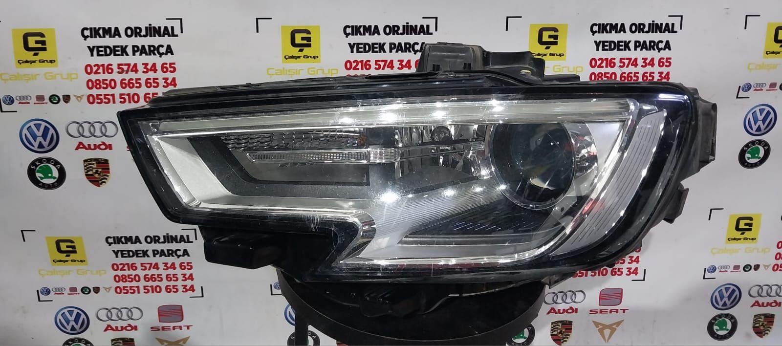 AUDİ A3 2017-2020 SOL FAR ORJİNAL SÖKME ÇIKMA SÖKME YEDEK PARÇA