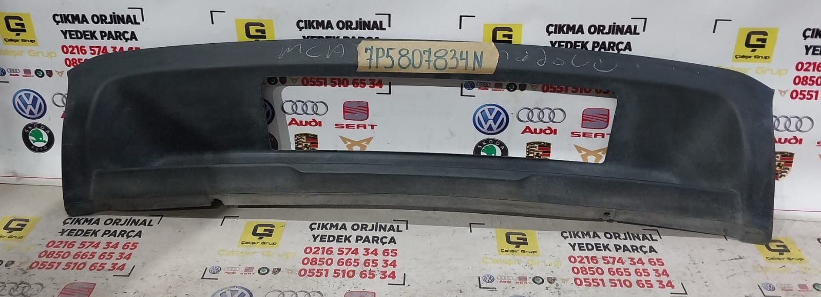 PORSCHE CAYENNE ARKA TAMPON DİFÜZÖRÜ OEM 7P5807834