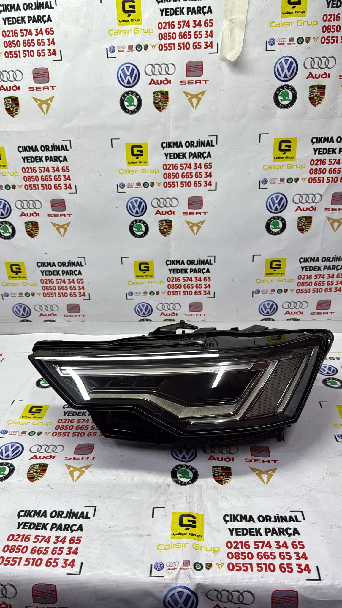 AUDİ A6 2021-2024 SOL ÖN MATRİX FAR ÇIKMA SÖKME YEDEK PARÇA