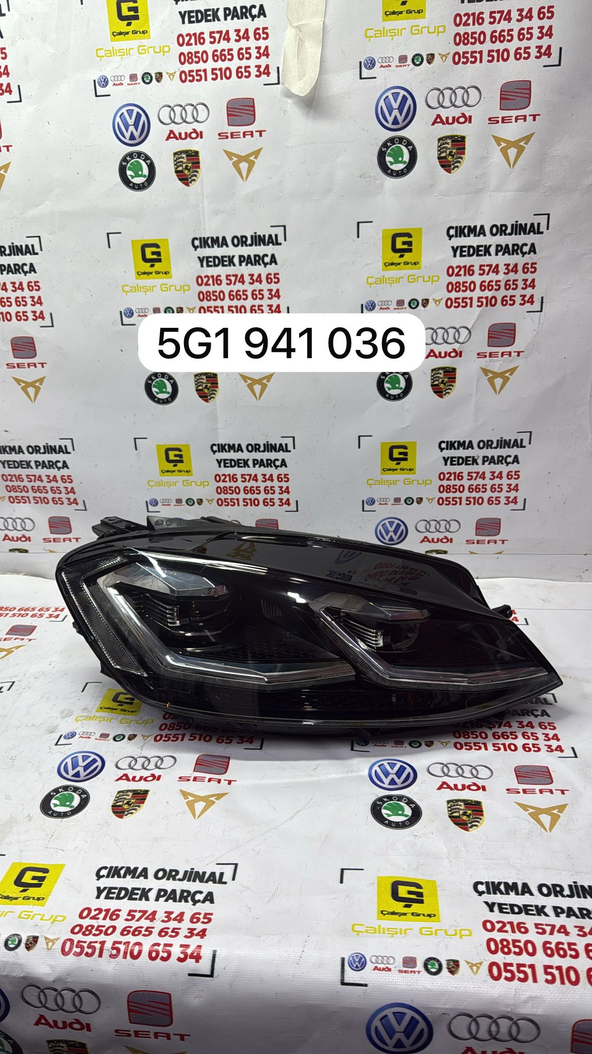 VOLKSWAGEN GOLF 7.5 SAĞ ÖN FAR OEM 5G1941036