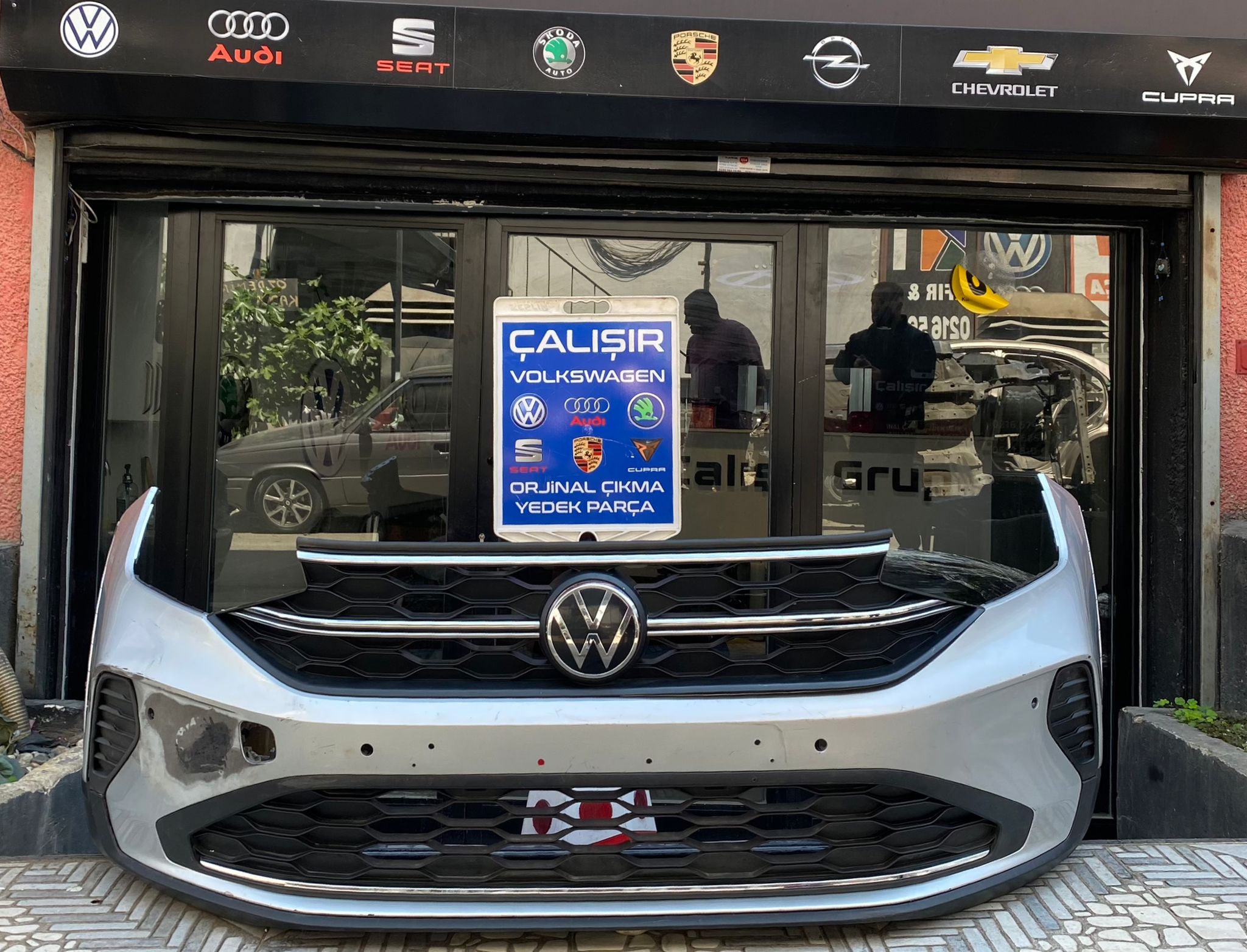 VOLKSWAGEN TAİGO DOLU ÖN TAMPON PANJUR ORTA IZGARA SET